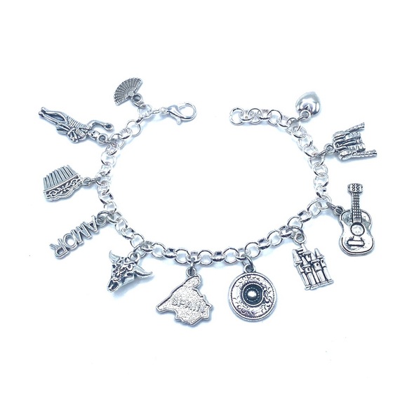 Spain Charm Bracelet Spanish - Picture 7 of 8
